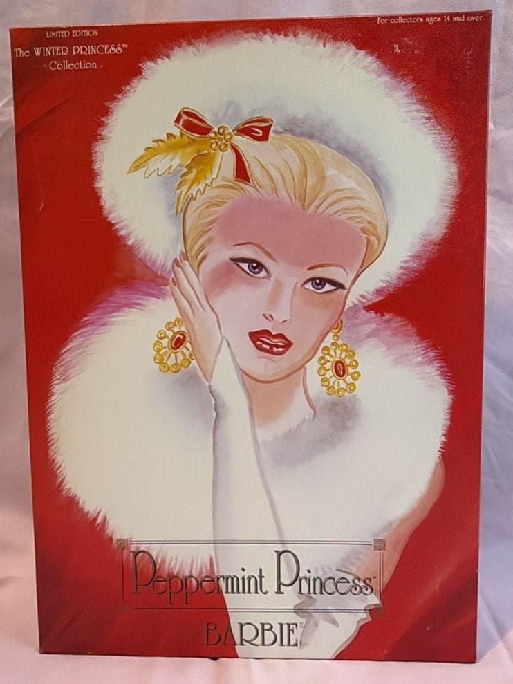 Mattel Peppermint Princess Barbie Doll The Winter Princess Collection 2