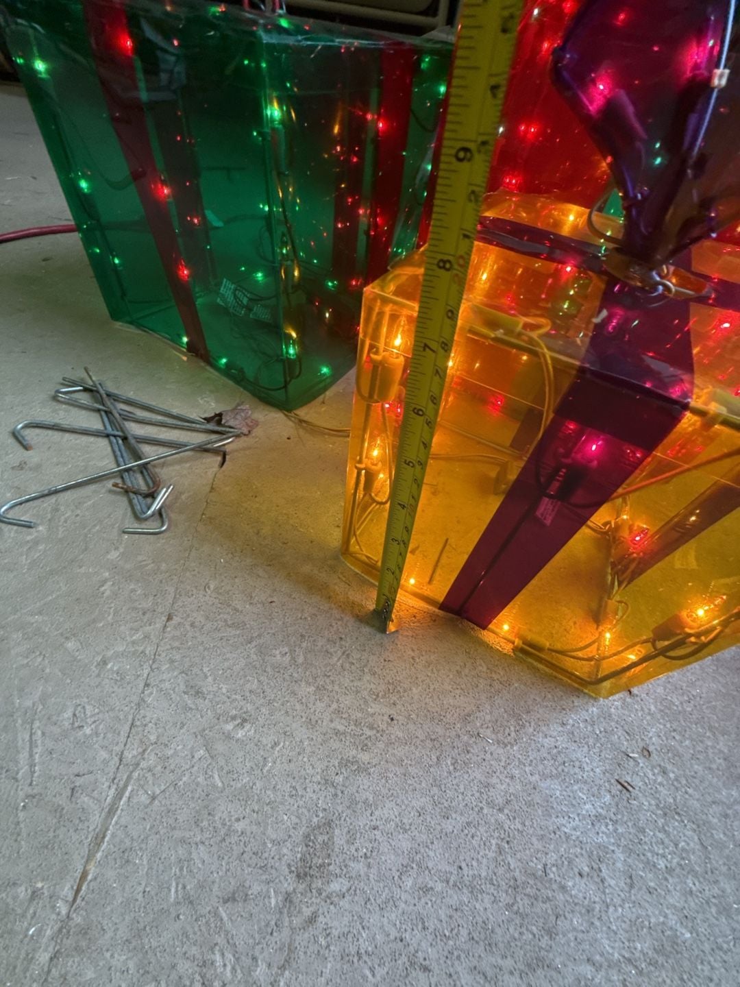 Brilliant Gels 3D Set Of 3 Lighted Christmas Gift Boxes 12