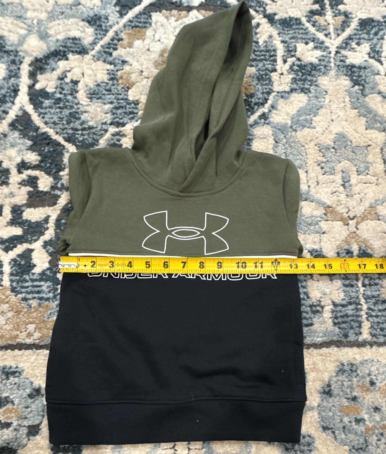 Under Armour 2-Piece Set Hoodie Size 4 Green Black 5