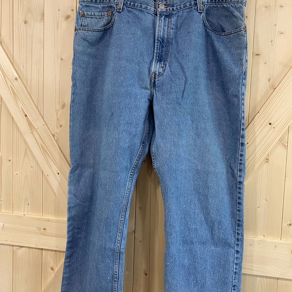 Levi's 505 Regular Fit Jeans Size 42x30 Blue Denim