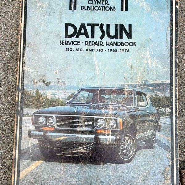 Clymer Datsun Service Repair Handbook 510 610