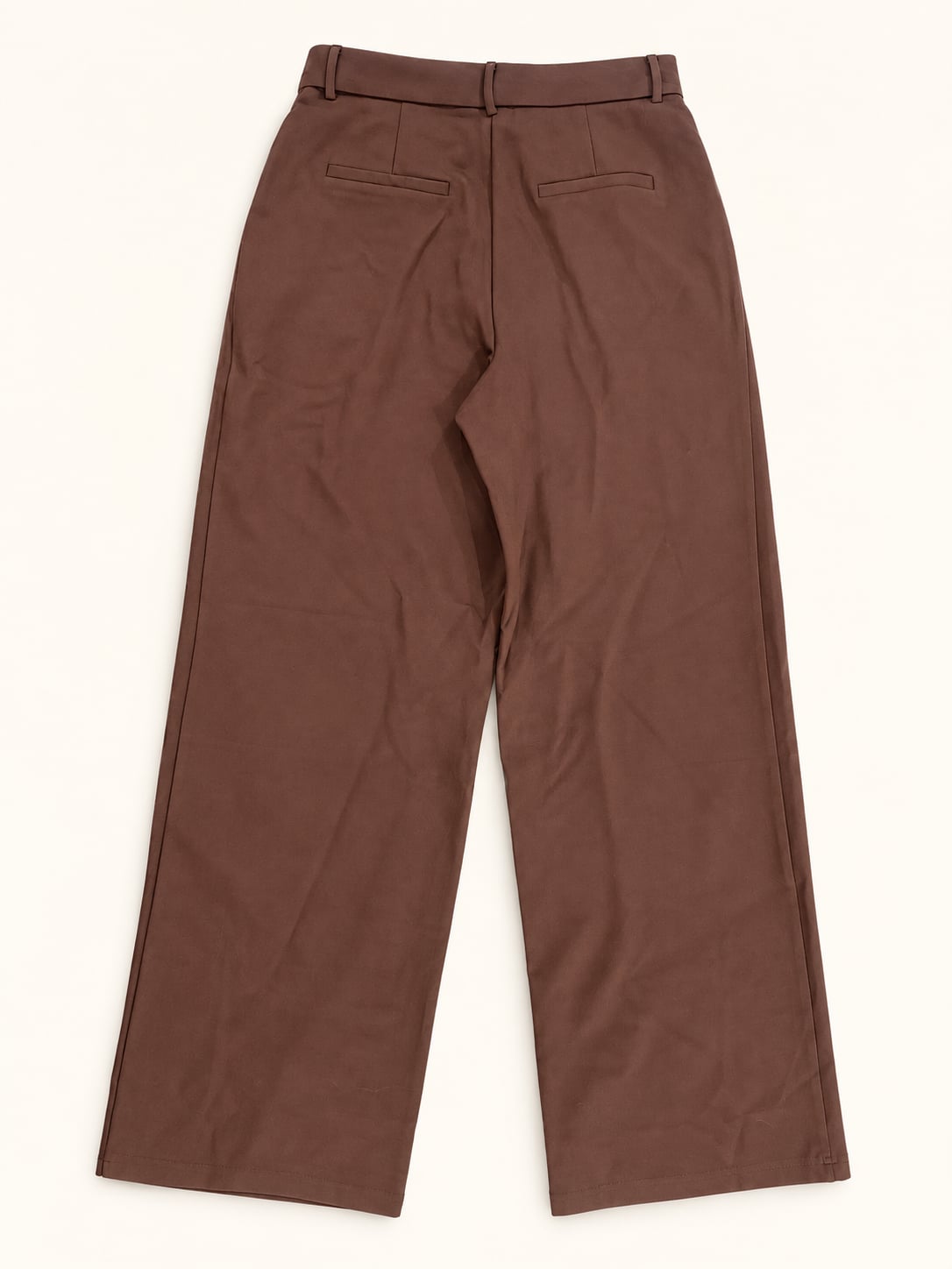 OGL Move Hickory Brown Pleated Wide Leg Stretch Trousers Medium NWT Old Money 4