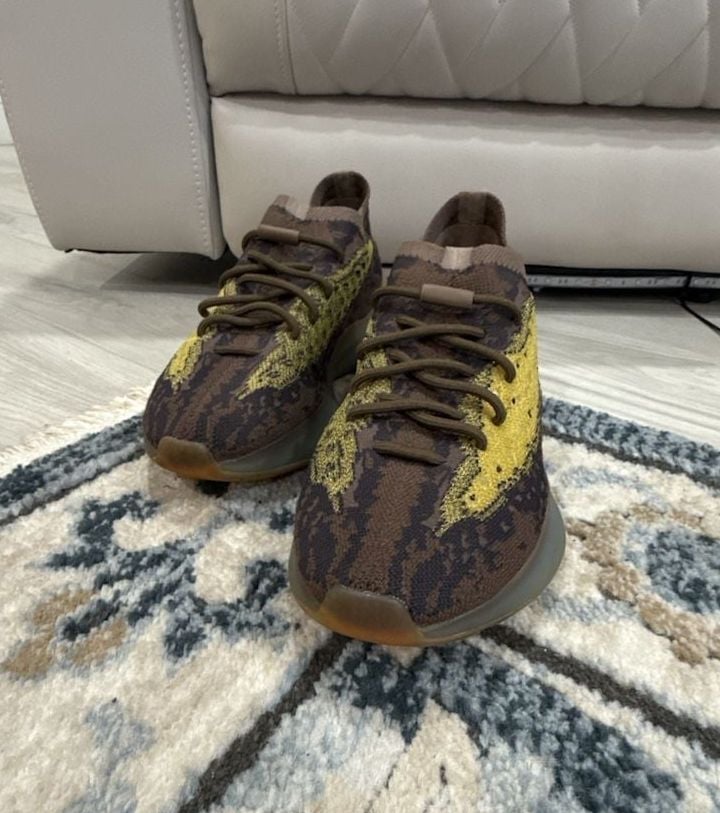 Adidas Yeezy Boost 380 Lmnte FZ4982 Brown Yellow Sneakers 2