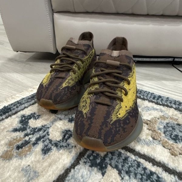 Adidas Yeezy Boost 380 Lmnte FZ4982 Brown Yellow Sneakers