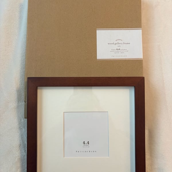 Pottery Barn Wood Gallery Frame 4x4