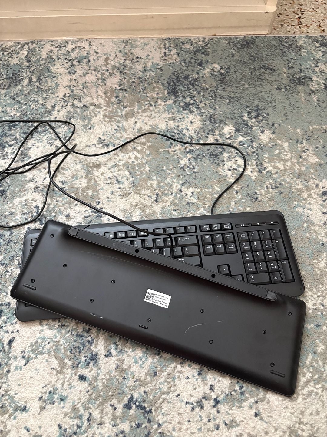 2 Full-Size Wired USB Keyboards — Dell + HP — Tested 2