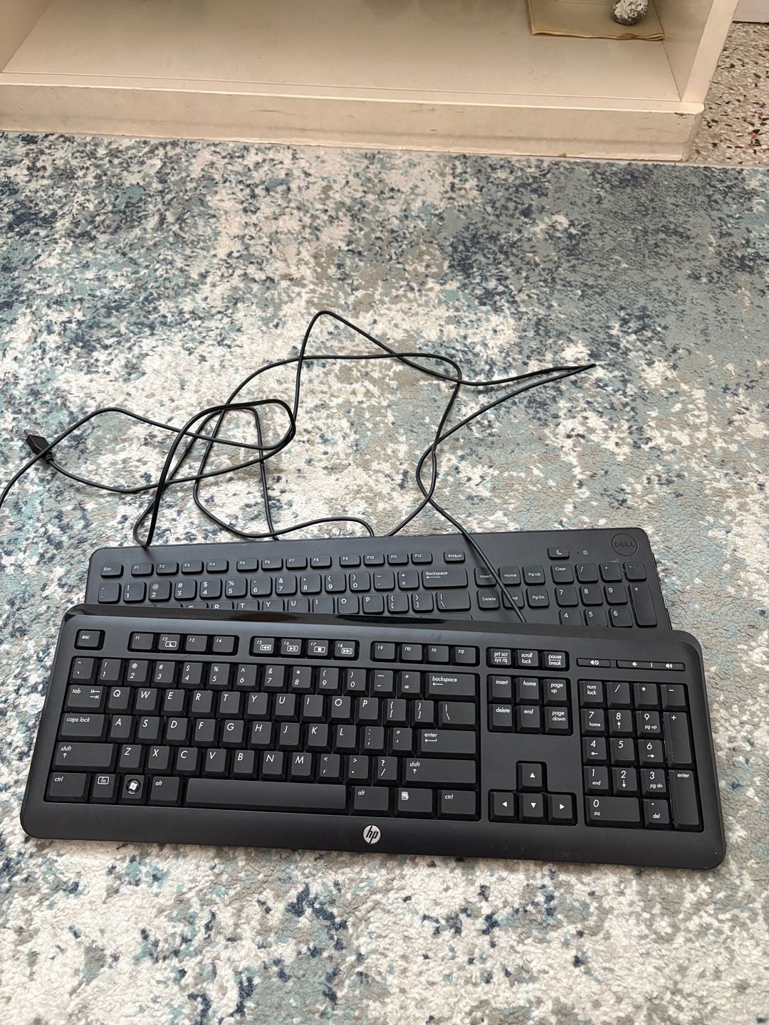 2 Full-Size Wired USB Keyboards — Dell + HP — Tested 3