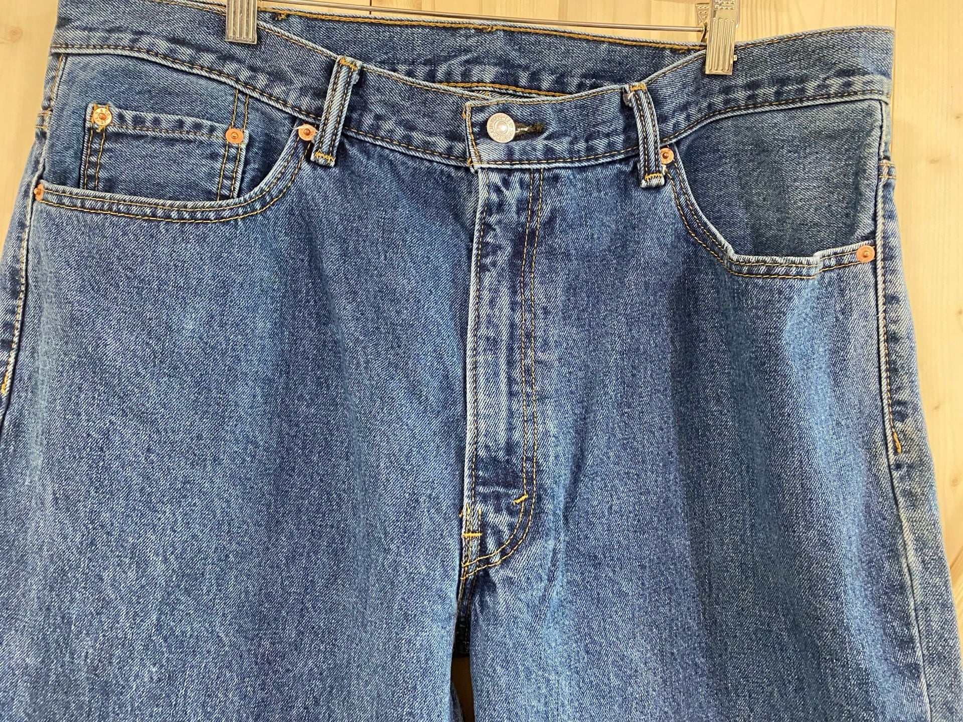 Levi's 550 Relaxed Fit Jeans Size 40x30 Blue Denim 4
