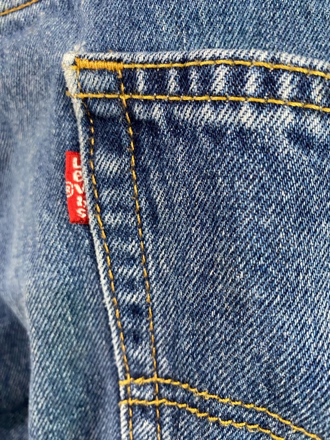Levi's 550 Relaxed Fit Jeans Size 40x30 Blue Denim 7
