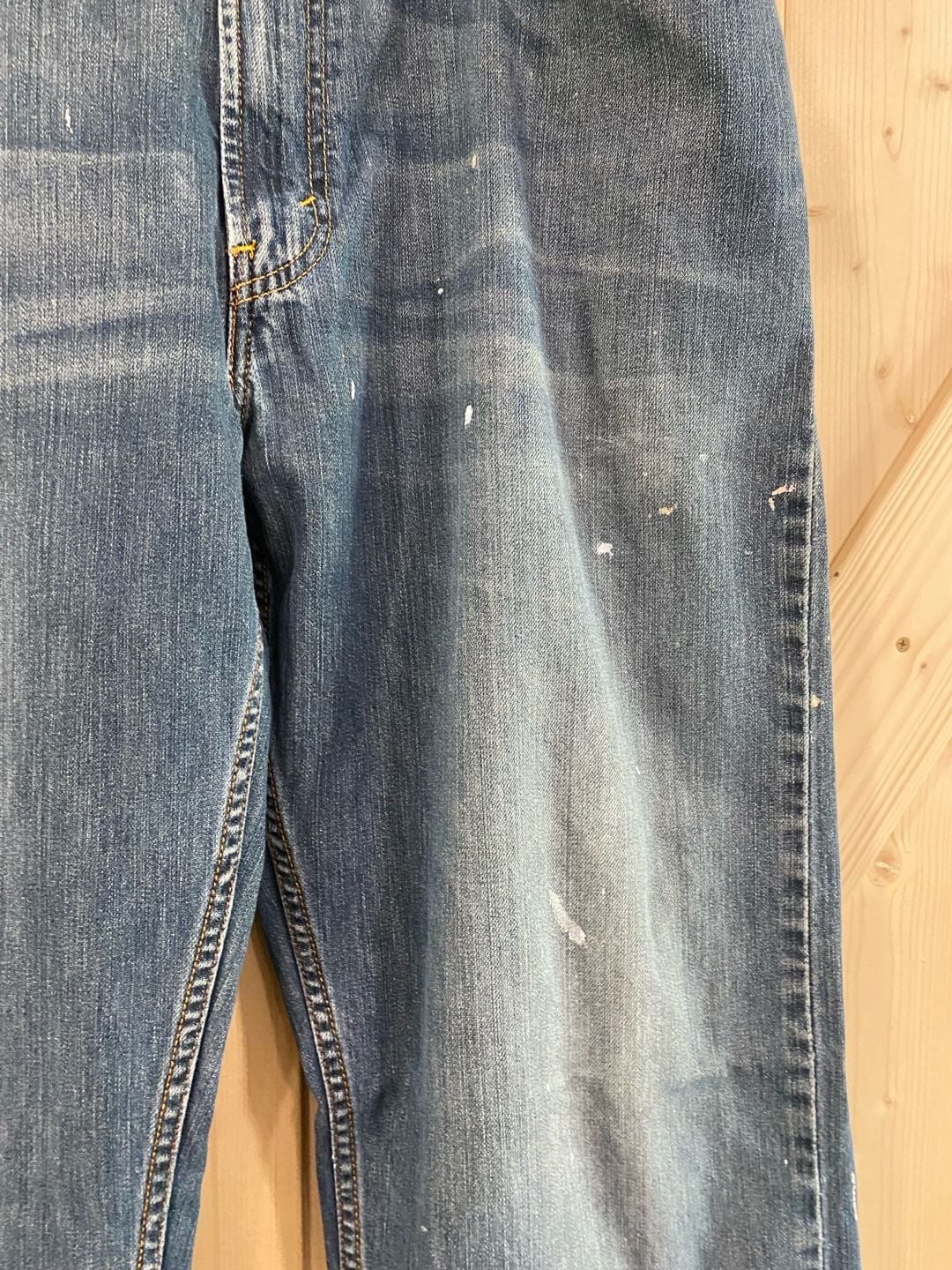 Levi's 560 Loose Straight Jeans Blue Paint Splatter Denim 34 x 36 4