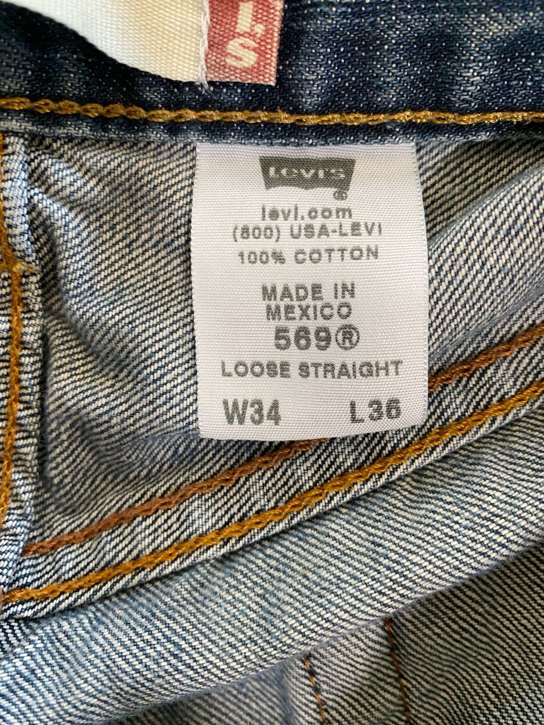 Levi's 560 Loose Straight Jeans Blue Paint Splatter Denim 34 x 36 11