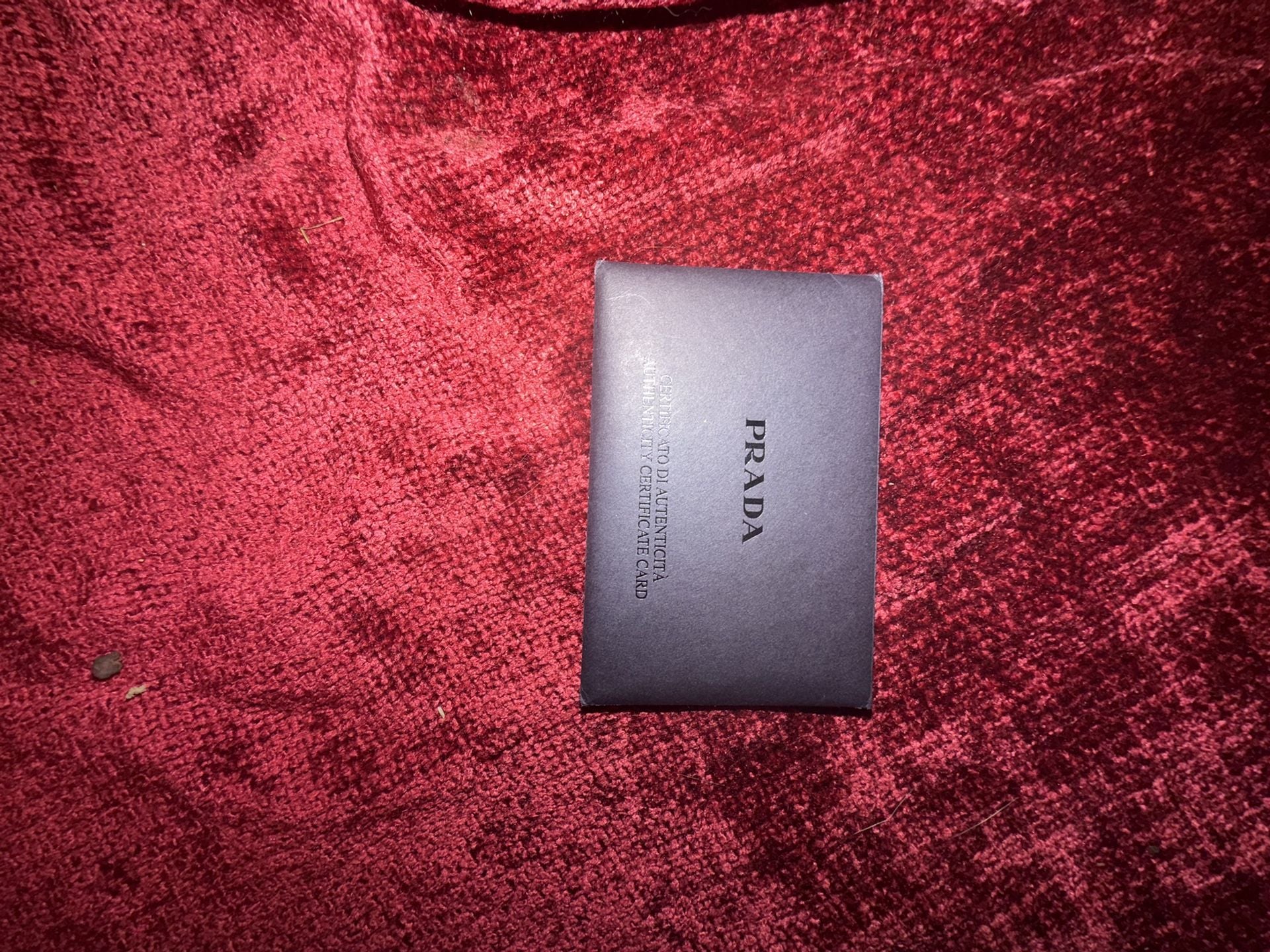Prada Vitello Daino Leather Tote Shoulder Bag Grey 9
