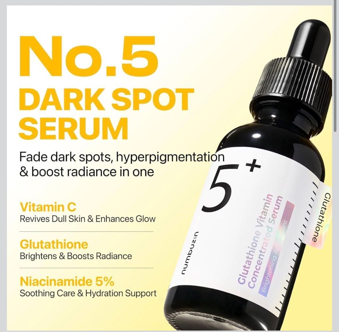 Numbuzin No.5+ Vitamin Concentrated Serum 30ml 2