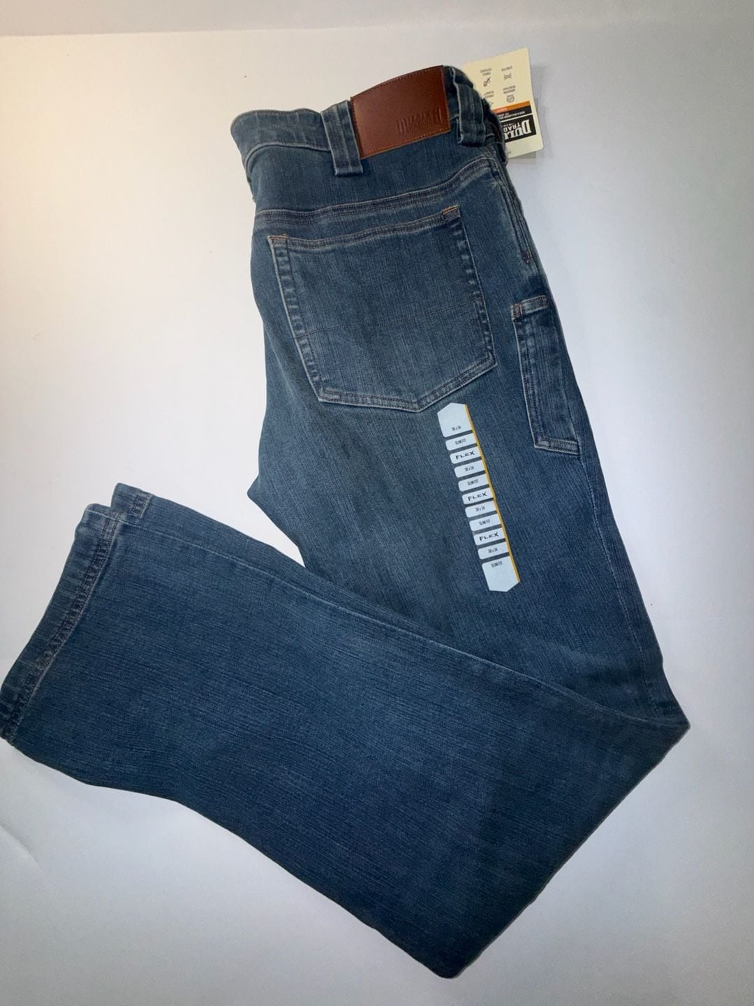 Duluth Trading Co Flex Slim Fit Jeans Size 36x34 Blue Denim 2