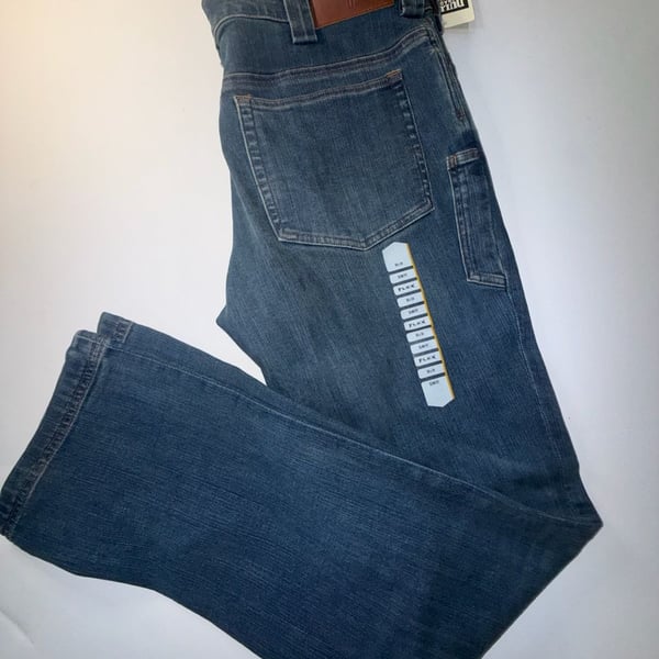 Duluth Trading Co Flex Slim Fit Jeans Size 36x34 Blue Denim