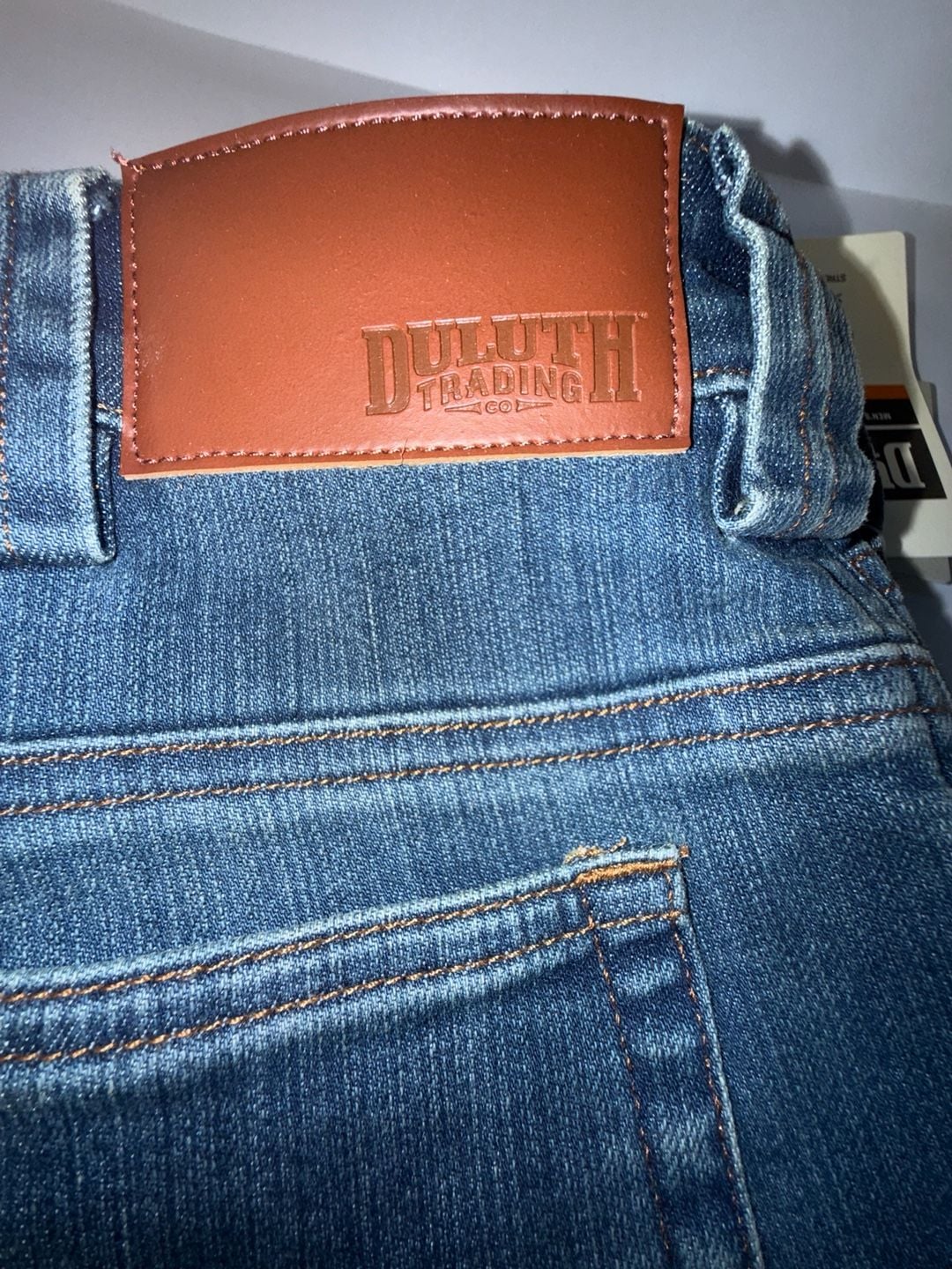 Duluth Trading Co Flex Slim Fit Jeans Size 36x34 Blue Denim 4