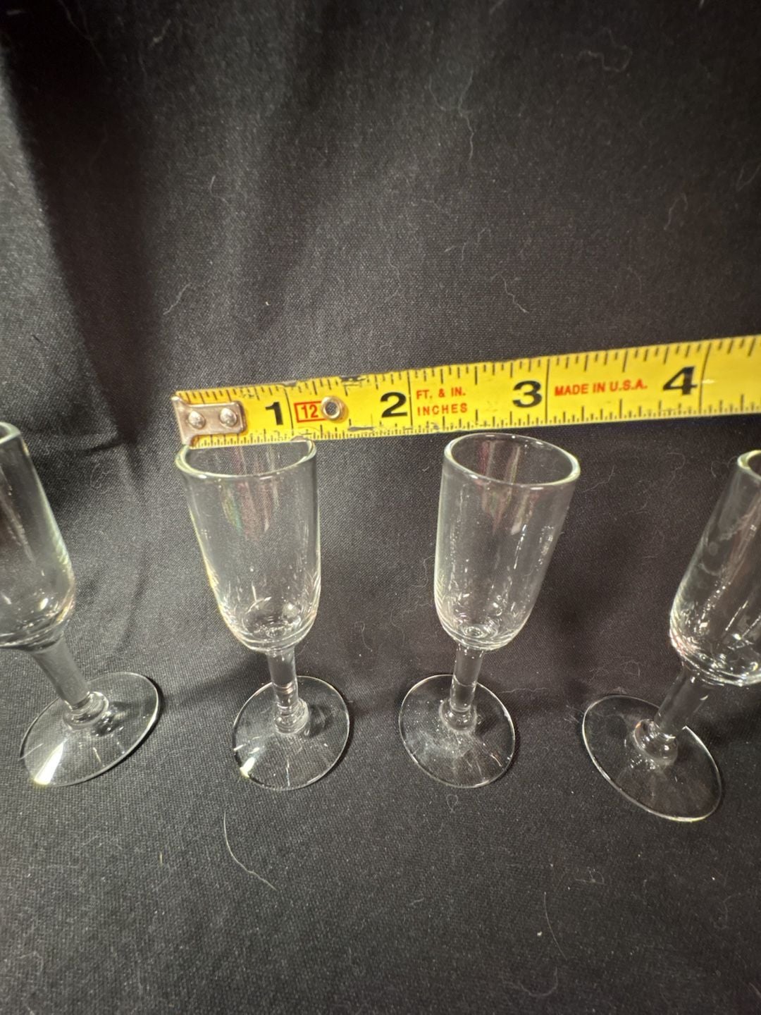 Libbey Citation Cordial Glass Set of 4 Clear Stemware 3