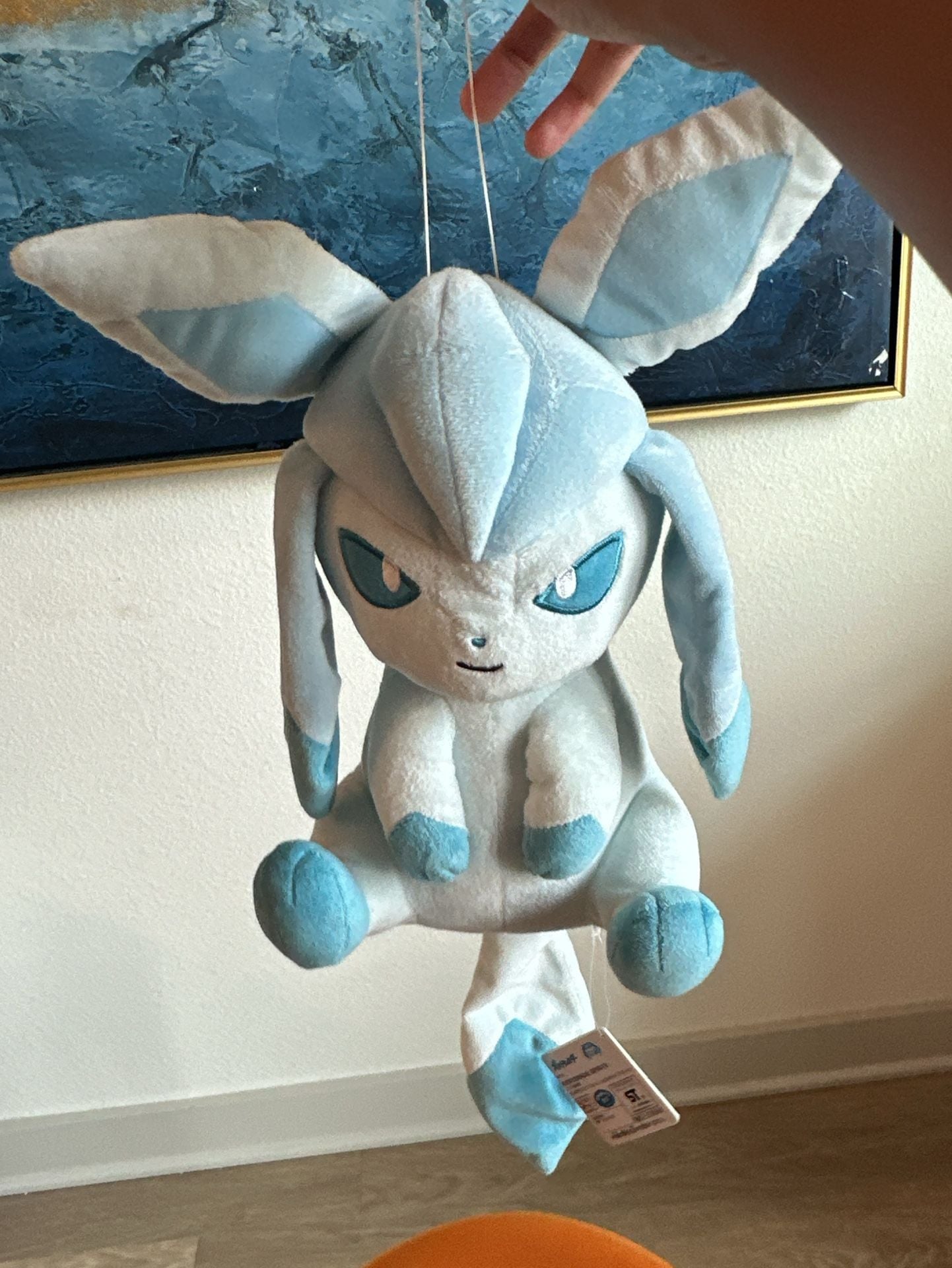 Banpresto Pokemon I Love Eevee Glaceon Plush Toy 5