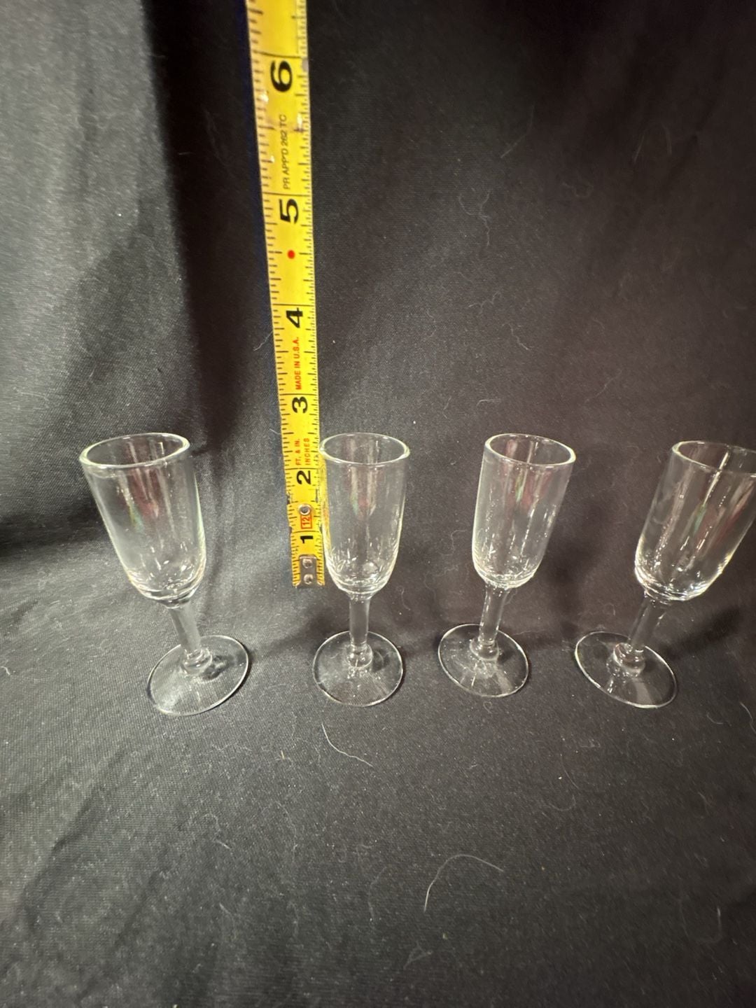 Libbey Citation Cordial Glass Set of 4 Clear Stemware 4