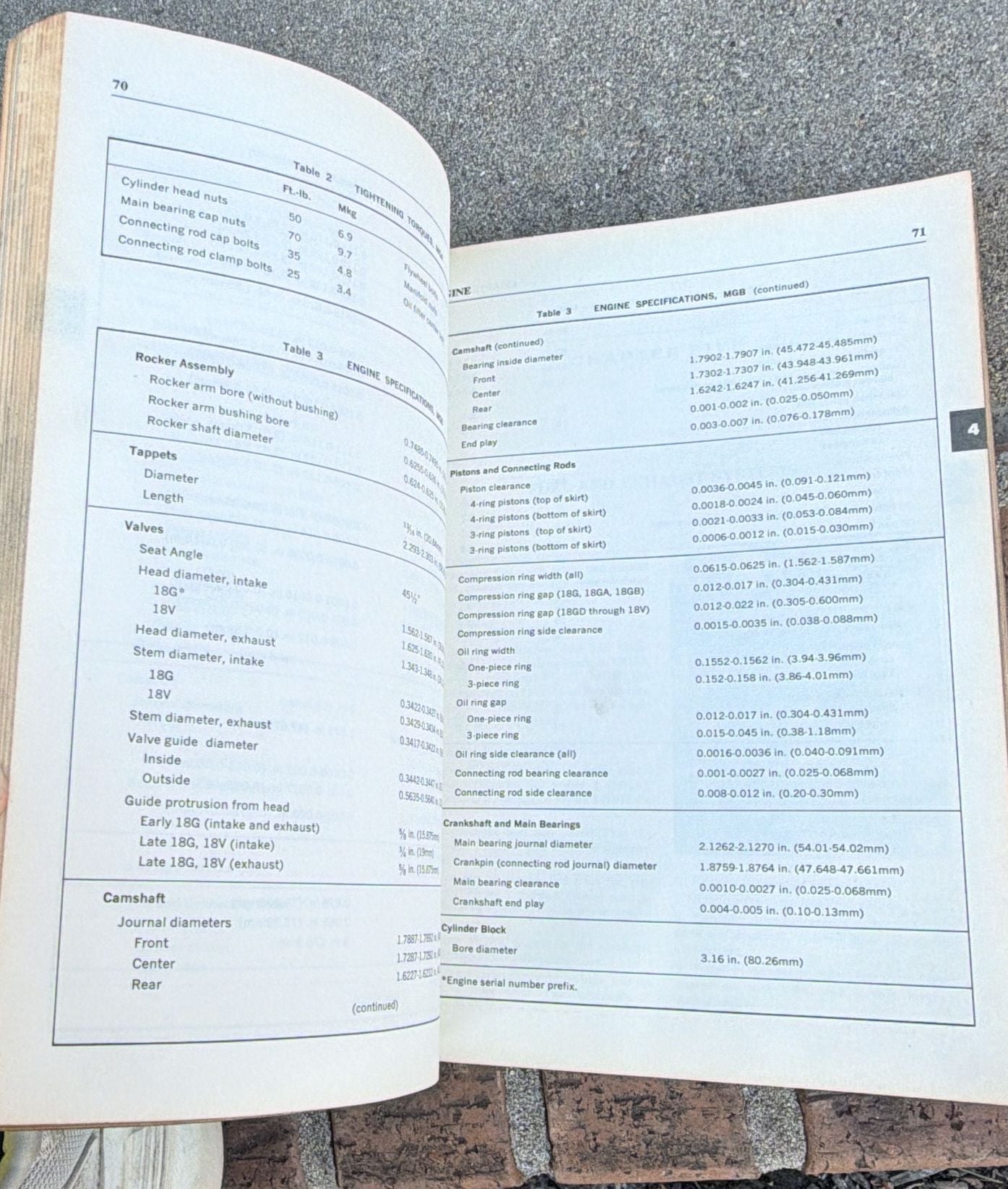 Clymer MGA MGB Service Repair Handbook 1956-1977 3