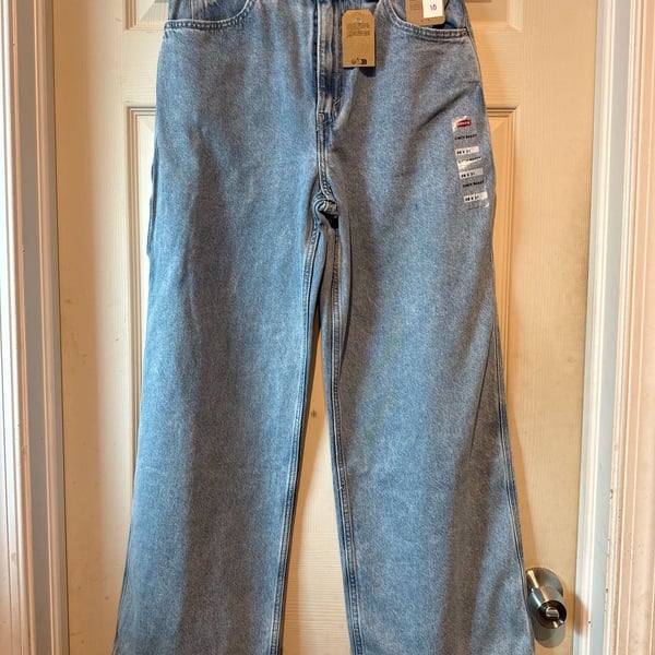 NWT Levi's Cinch Baggy Size 28x31 High Rise Light Wash Denim Jeans