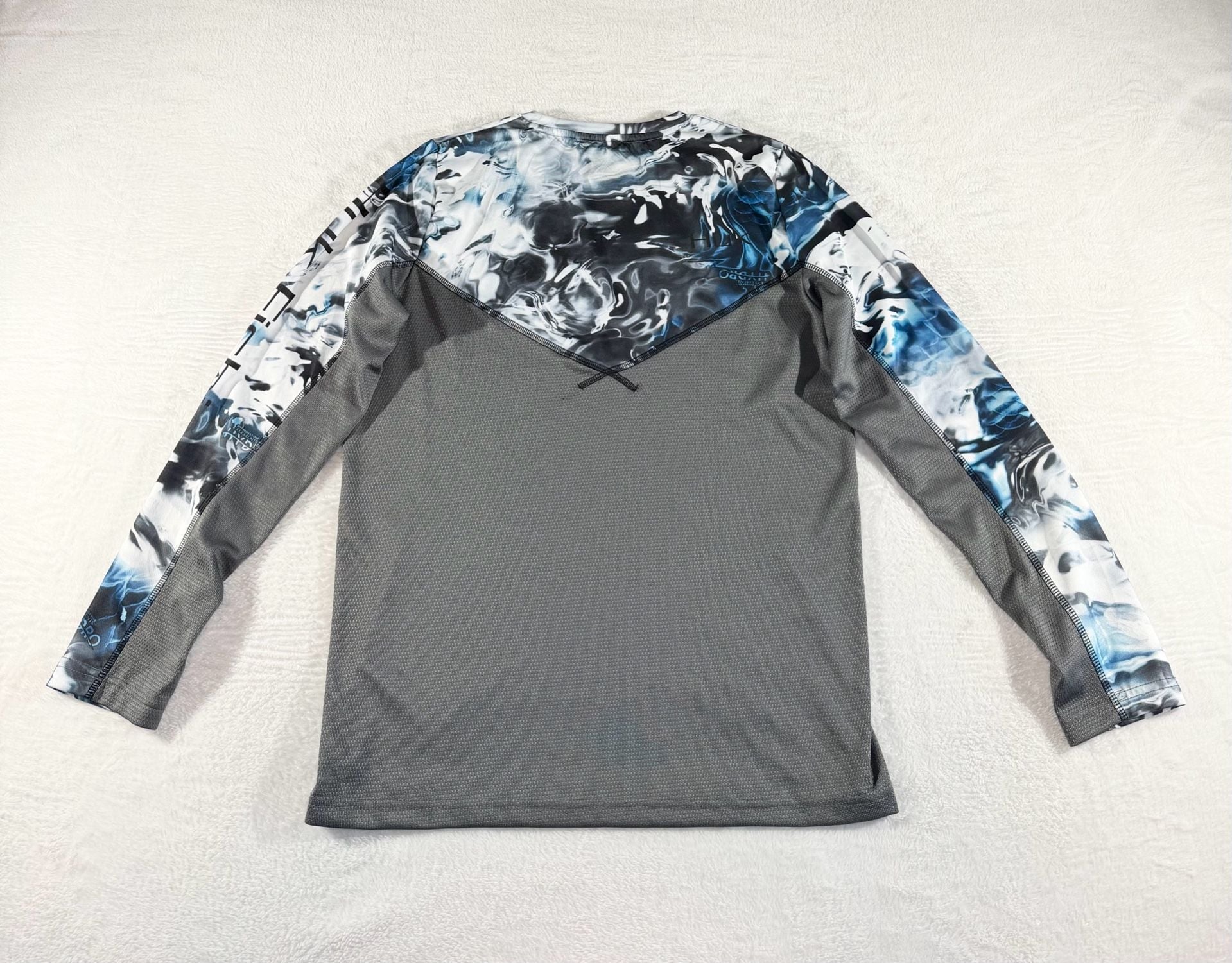 Huk Mossy Oak Pursuit Women’s Vented Long Sleeve Shirt Size L Blue Hydro Glacier 7