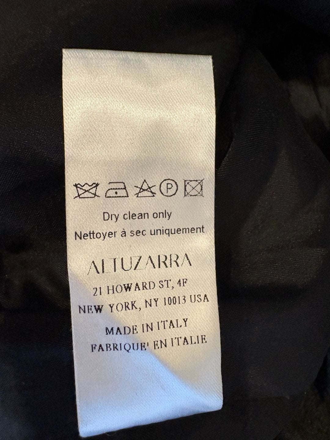 Altuzarra Italian Wool Blend Asymmetric Zip Sheath Dress 7
