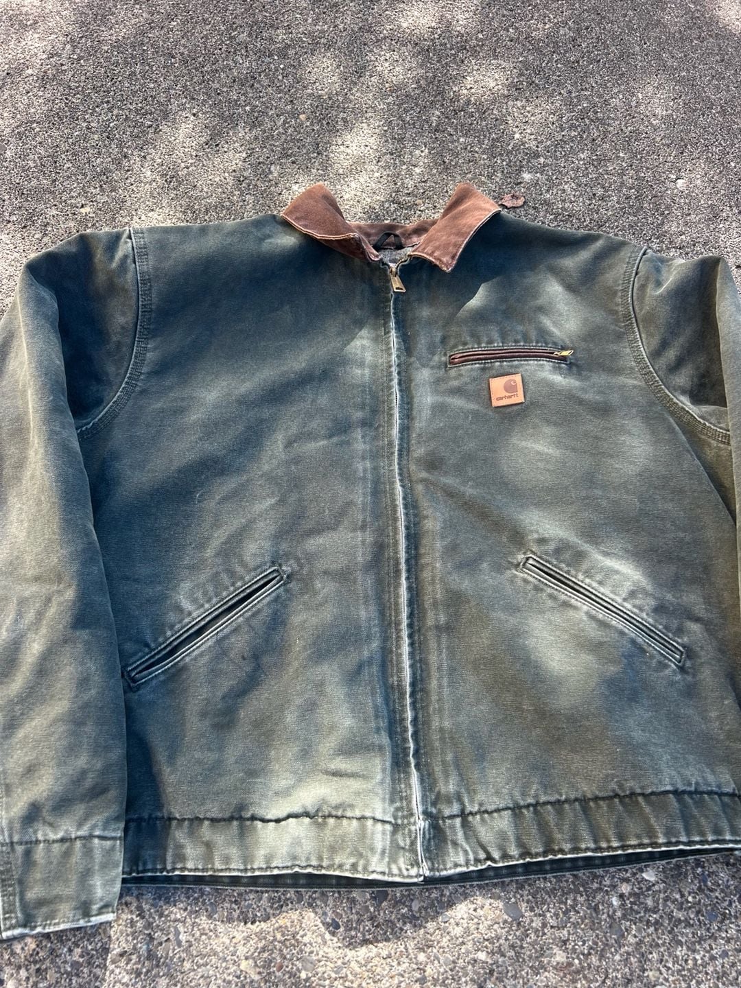Carhartt Detroit Jacket Size 2XL Tall Moss Green 3