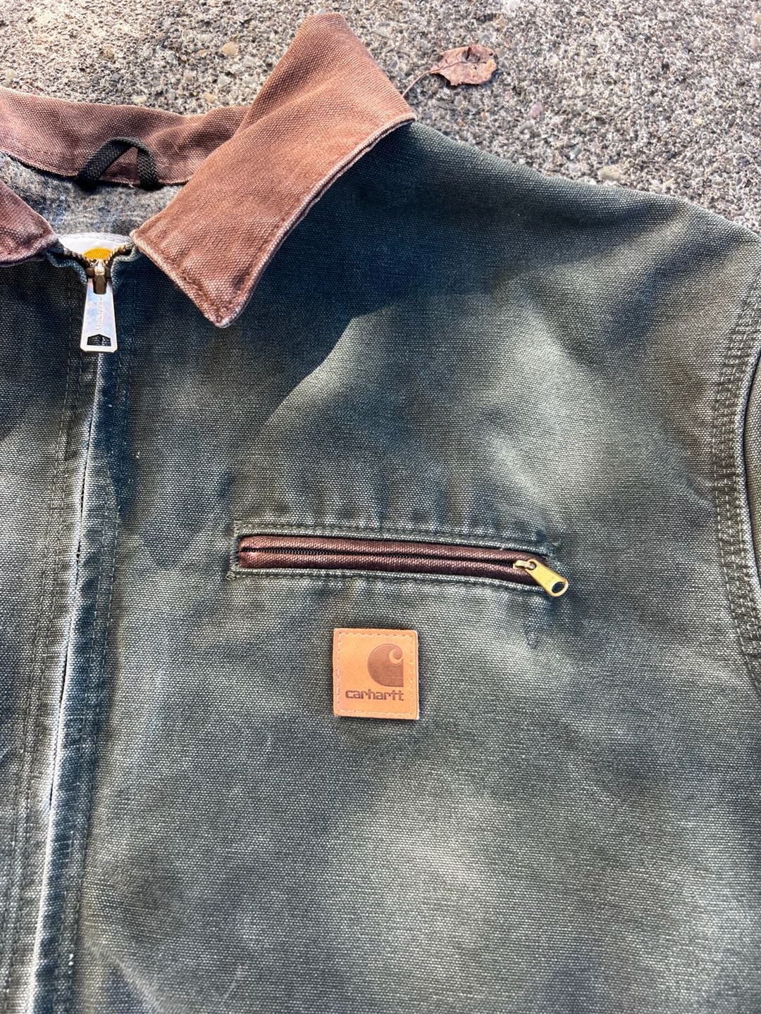 Carhartt Detroit Jacket Size 2XL Tall Moss Green 4