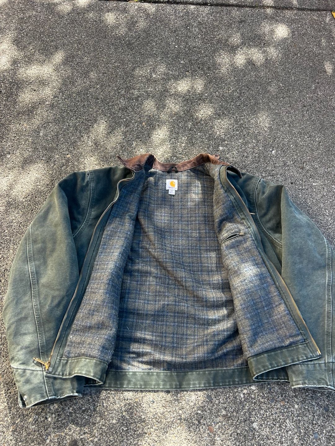 Carhartt Detroit Jacket Size 2XL Tall Moss Green 6