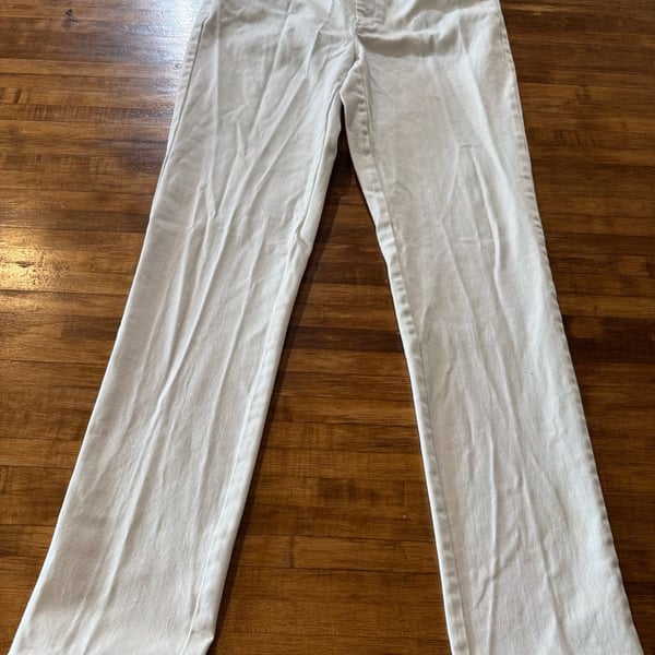 Brooks Brothers Red Fleece Pants Size 4 White Denim (n1) 