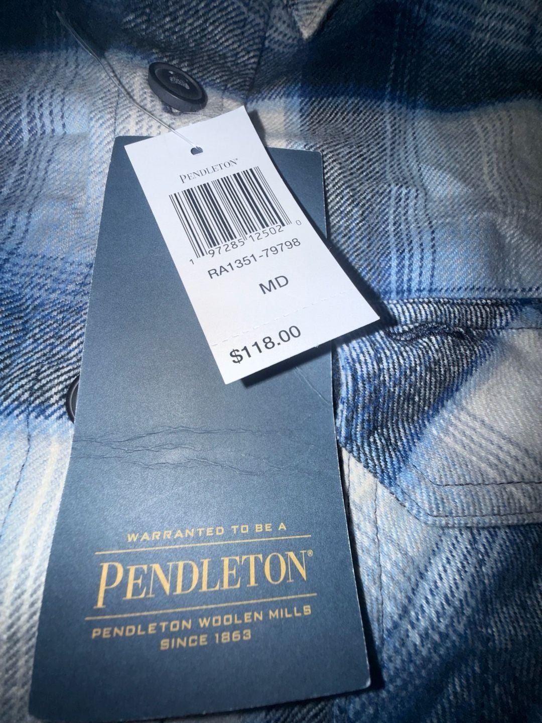 Pendleton burnside flannel. Men’s medium 3