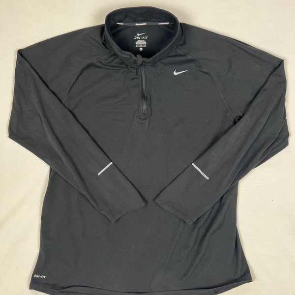 Nike Element Half-Zip Size XL Black Dri-Fit Running