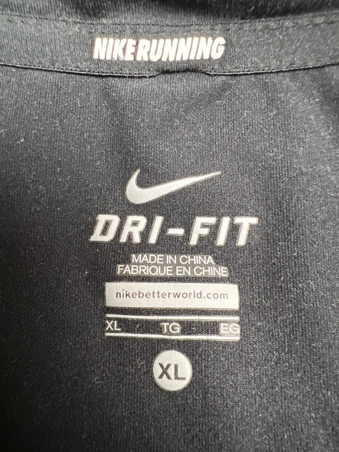 Nike Element Half-Zip Size XL Black Dri-Fit Running 10