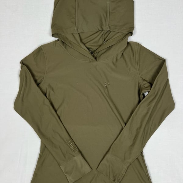Prois Hooded Shirt Size XS 0 Regular Olive Green