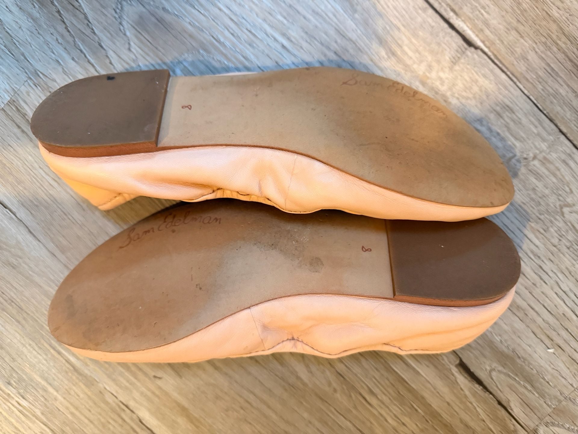 Sam Edelman Felicia Ballet Flat Size 8 Pink Leather 4