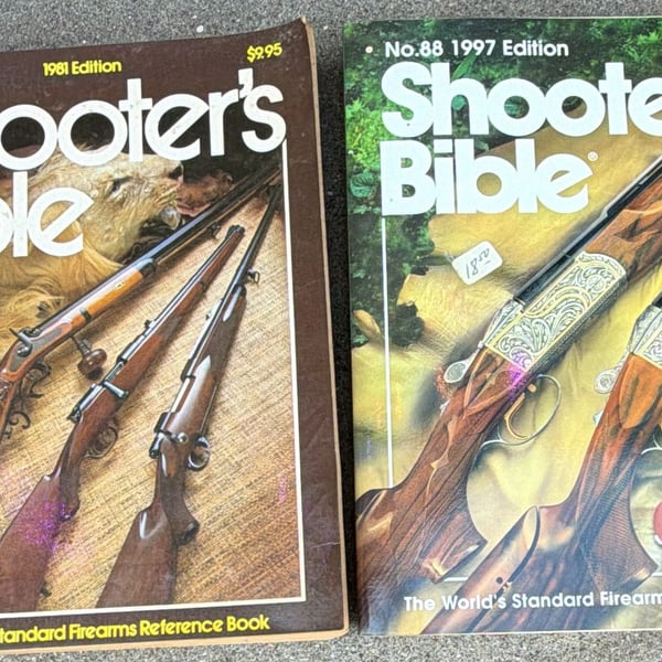 Shooter's Bible No. 72 and No. 88 Reference Books Lot