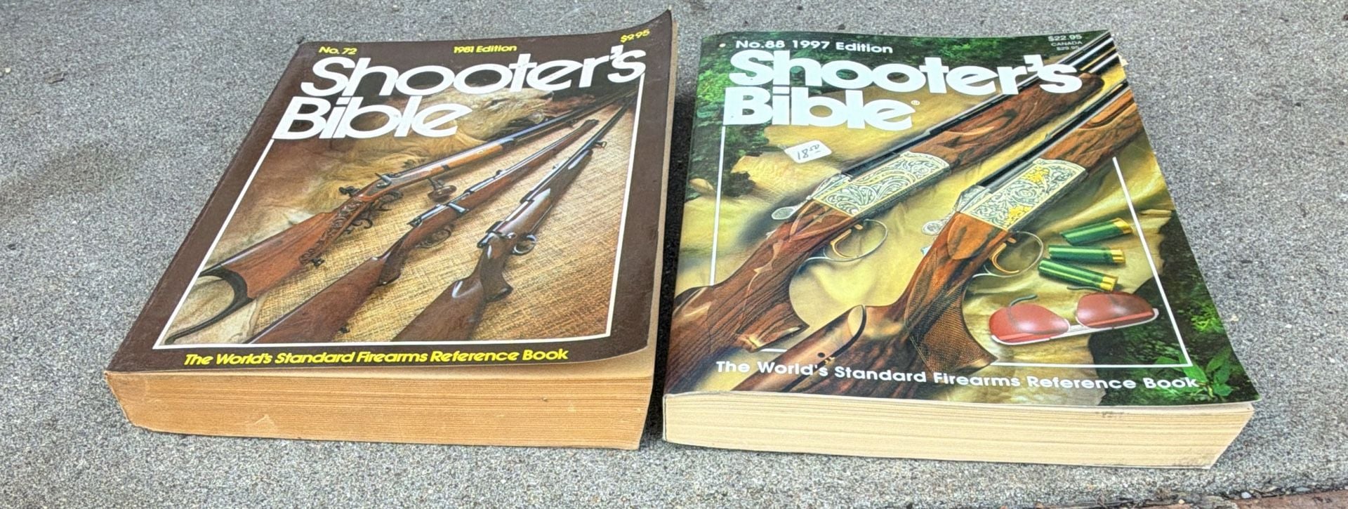 Shooter's Bible No. 72 and No. 88 Reference Books Lot 2