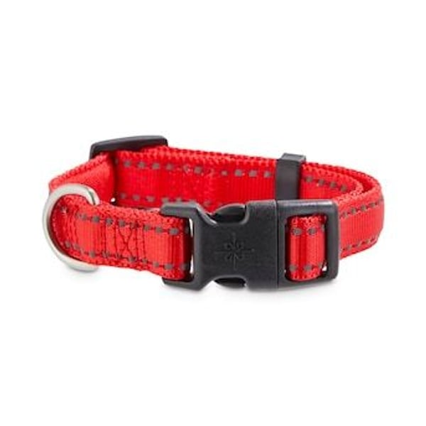 Youly The Protector Reflective Red Dog Collar Medium