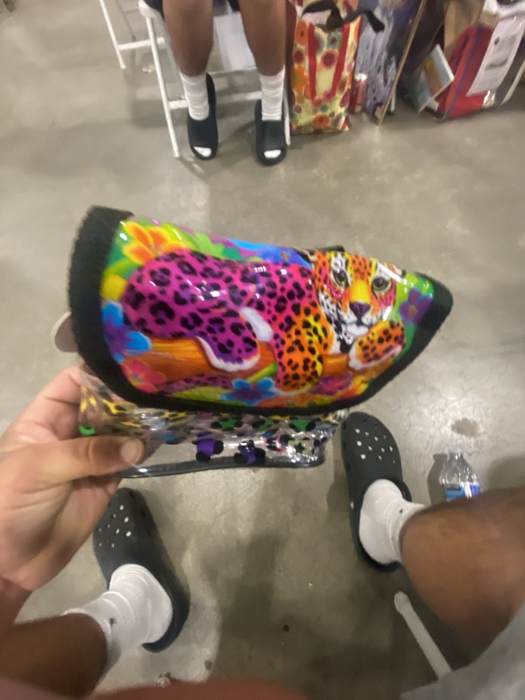 Lisa Frank Clear Vinyl Mini Leopard Backpack 2