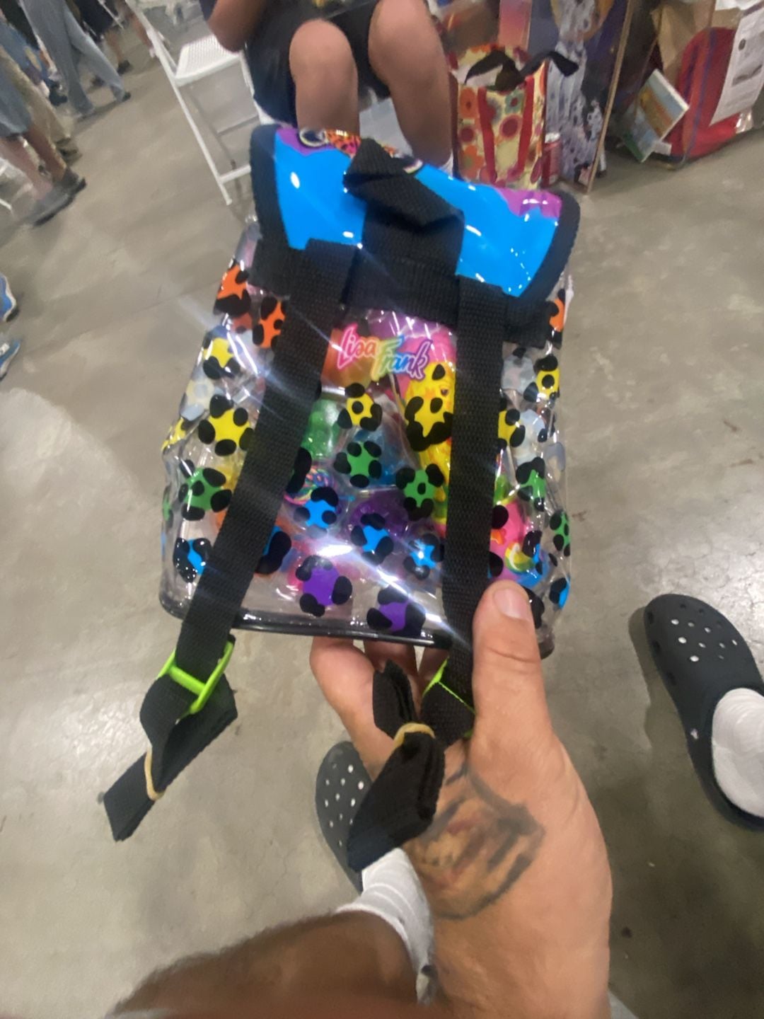 Lisa Frank Clear Vinyl Mini Leopard Backpack 4