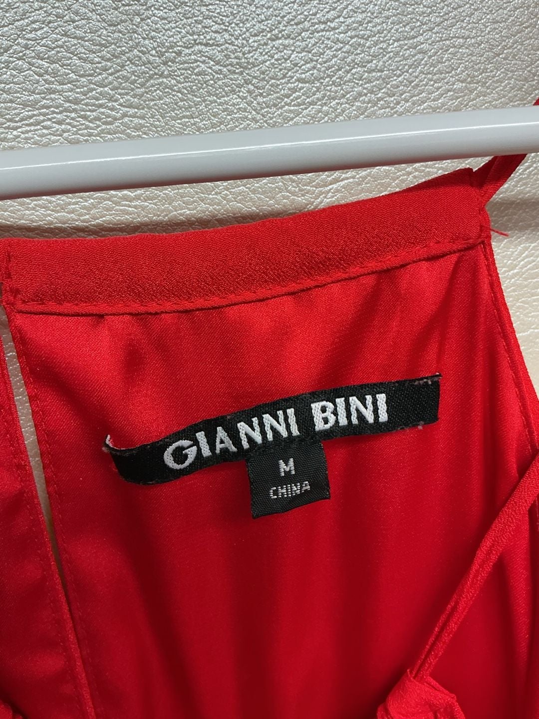 Gianni Bini Neon Coral Spaghetti Strap Pleated Maxi Dress 4