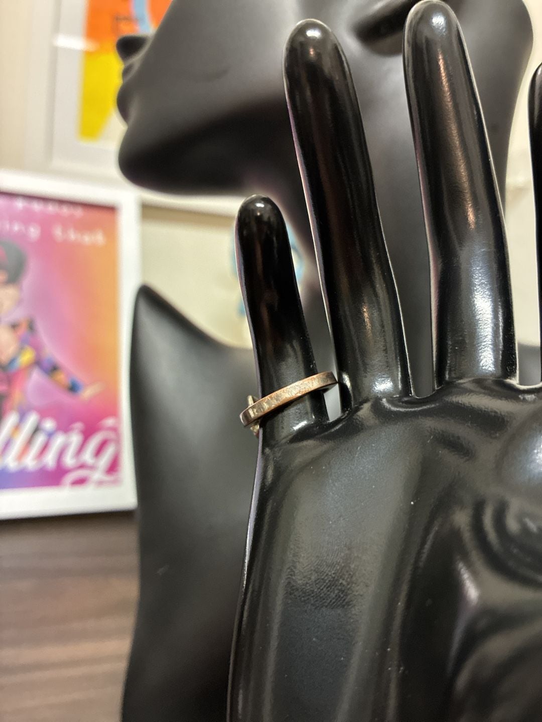 Juicy Couture Y2K Crystal Bow Silver Tone Ring 2