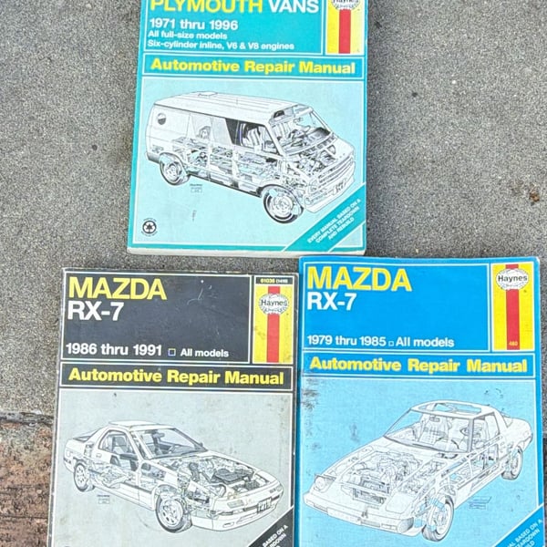 Haynes Automotive Repair Manual Lot of 3