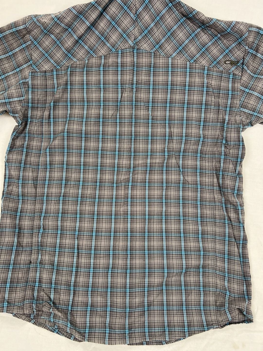 Outdoor Research Plaid Hiking Shirt Size L/G 7