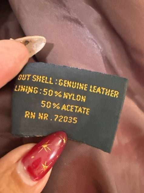 Vintage 1990s Authentic Adler Leather Southwestern Bomber Jacket 5