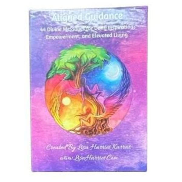 Aligned Guidance Divine Message Oracle Cards by Lisa Harriet Karrat