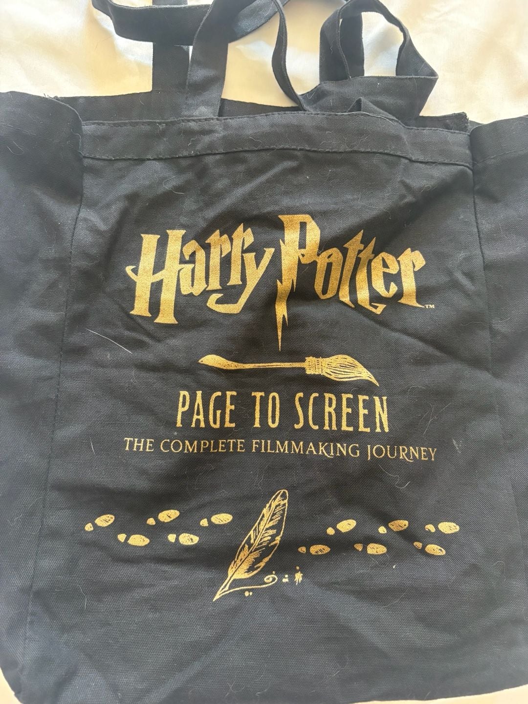 Harper Design Harry Potter Page To Screen Black Tote Bag 2