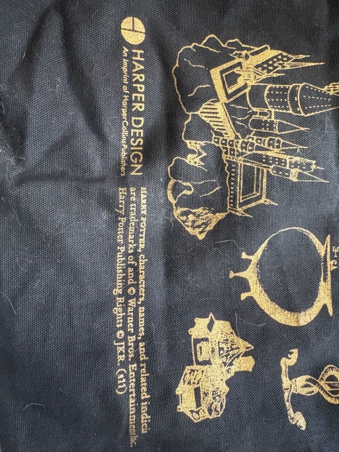 Harper Design Harry Potter Page To Screen Black Tote Bag 4
