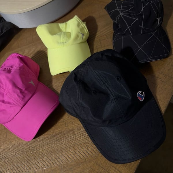 Champion Baseball Cap Black OSFM Adjustable Lightweight Polyester